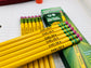 Personalized Pencils, 12 Pack, #2, Engraved Yellow Ticonderoga