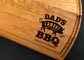 Dad's BBQ Cutting Board featuring a Pig, Makes a Great Dad's Birthday Present or Father's Day Gift