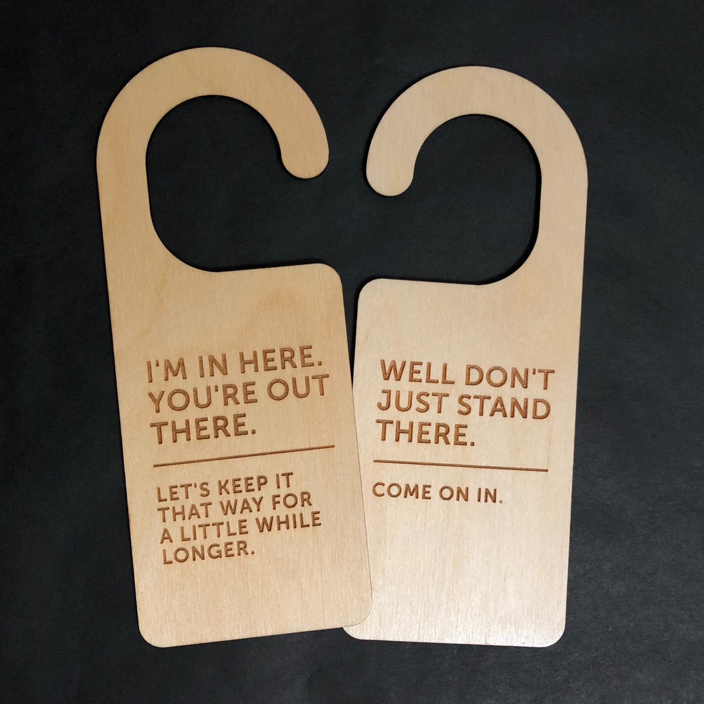 Do Not Disturb Sign, I'm in Here, Work Door Hanger, Door Sign, Office Sign